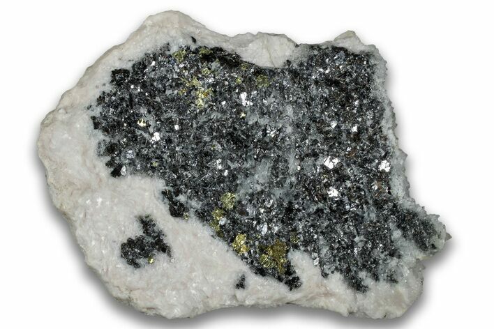 Quartz and Rhodochrosite on Galena and Chalcopyrite - Bulgaria #324121